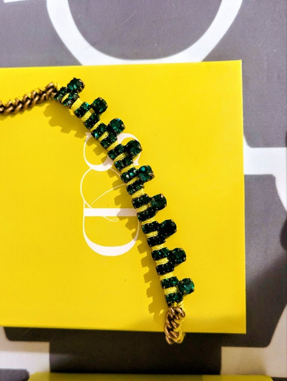 Stella & Dot Neon Dream Bracelet-Green